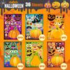 36 Sheets Halloween Stickers for Kids, Make A Pumpkin Face Stickers, Halloween Pumpkin Decorating for Kids Toddlers Party Favors Treats Party Games Goody Bag Filler view 2