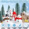 12 Pack Christmas Craft, DIY Snowman Kit for Kids, Build a Snowman Kit Indoor Decorations, Creative Kids Air Dry Modeling Clay, Xmas Activities Snowman Making Kit Toys for Holiday Favor Supplies view 4