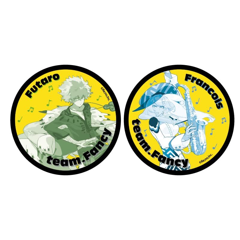 Riedick Theater The x Family 03 Foutaro & Francois Tin Badge Set of 2