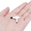 1/12 Scale Miniature Bathroom Accessories Kit Mini Plastic Hair Dryer Brush Comb Mirror Perfume Bottles Set for Mini House Bedroom Decoration,Set A view 3