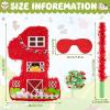Lewtemi Number 1 Pinata for 1nd Birthday Party Decorations Birthday Pinata with Stick Eye Mask Baby Shower Decorations Party Supplies(Farm) view 2