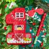 Lewtemi Number 1 Pinata for 1nd Birthday Party Decorations Birthday Pinata with Stick Eye Mask Baby Shower Decorations Party Supplies(Farm) view 4