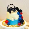 26 PCS Video game themes Cake Toppers Headset Cake Decoration Ball Controller Cake Decoration for Birthday Party Cake Decoration (Colour) view 3