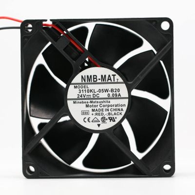 3110KL-05W-B20 Fan for 24V 0.09A 8CM Cooling Fan