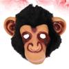 LUOZZY Horror Big Mouth Monkey Headgear Orangutan Vinyl Mask Scary Party Full Face Mask Kids Party Funny Halloween Masquerade Mask view 2