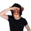 LUOZZY Horror Big Mouth Monkey Headgear Orangutan Vinyl Mask Scary Party Full Face Mask Kids Party Funny Halloween Masquerade Mask view 3