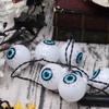 LUOZZY Halloween Glowing Necklace Light String Horror Ghost Eye String Light Ative Light up Necklace for Halloween Party Dancing Party White view 3