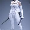 1/6 Scale Female Clothes,Female Archer White Tights Clothes for 12inch Phicen TBLeague JO Action Figure view 3