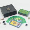 Jayiaine Tarot Cards Deck, Water Proof with Guidebook Divination Cards, 80 Fortune Telling Game Set for Family Reunion Beginners Expert Readers for Christmas Birthday, R view 1