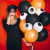 100pcs Halloween Eyeball Latex Balloons Party Supplies Halloween Decorations Funny Balloons Eyeball Eye Party Balloon Arch Kit Large Balloon view 3