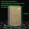 Tarot Cards Deck, Water Proof with Guidebook Divination Cards, 80 Fortune Telling Game Set for Family Reunion Beginners Expert Readers for Christmas Birthday Holiday Gifts,Black view 3