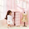 Sophia's Aurora Princess Armoire, Robe, Slippers for 18" Dolls, Pink view 2