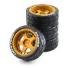 LICHIFIT 4pcs/1set Drift Wheel Hub Tire RC Tyres for HPI for KYOSHO for Tamiya 1:10WRC TT02 XV01 RC Car Modification Upgrade Parts view 2