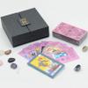 Jayiaine Tarot Cards Deck, Water Proof with Guidebook Divination Discoloration Cards, Fortune Telling Game Set for Family Reunion Beginners Expert Readers for Christmas Birthday, C view 2