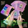 Jayiaine Tarot Cards Deck, Water Proof with Guidebook Divination Discoloration Cards, Fortune Telling Game Set for Family Reunion Beginners Expert Readers for Christmas Birthday, C view 4