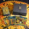 Jayiaine Tarot Cards Deck, Water Proof with Guidebook Divination Cards, 80 Fortune Telling Game Set for Family Reunion Beginners Expert Readers for Christmas Birthday, U view 2
