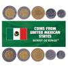 Mexico 5 Mixed Coins | 2 Centavos to 2 Pesos | Mexican Currency Since 1970 view 1