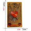 Jayiaine Tarot Cards Deck, Water Proof with Guidebook Divination Oracle 80 Cards, Fortune Telling Game Set for Family Reunion Beginners Expert Readers for Christmas Birthday, Black view 3