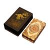 Jayiaine Tarot Cards Deck, Water Proof with Guidebook Divination Cards, 80 Fortune Telling Game Set for Family Reunion Beginners Expert Readers for Christmas Birthday, Gold view 1
