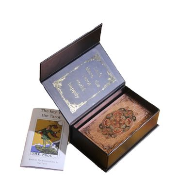 Jayiaine Tarot Cards Deck, Water Proof with Guidebook Divination Cards, 80 Fortune Telling Game Set for Family Reunion Beginners Expert Readers for Christmas Birthday, Pink