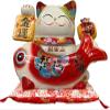 YQBUER Cartoon Money Pot Lucky Cat Ceramic Piggy Bank Large Storage Decoration Candy Jar Living Room TV Cabinet Decorations Fortune Cat Money Bank Money Pot view 1