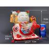 YQBUER Cartoon Money Pot Lucky Cat Ceramic Piggy Bank Large Storage Decoration Candy Jar Living Room TV Cabinet Decorations Fortune Cat Money Bank Money Pot view 2