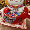 YQBUER Cartoon Money Pot Lucky Cat Ceramic Piggy Bank Large Storage Decoration Candy Jar Living Room TV Cabinet Decorations Fortune Cat Money Bank Money Pot view 4