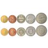 Romania 5 Mixed Coins | 1 Ban - 1 LEU | Romanian Currency Since 1948 view 1