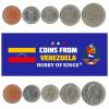 Venezuela 5 Mixed Coins | 5 Centimos to 1 Bolivares | Venezuelan Currency Since 1975 view 3