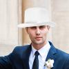 BESTOYARD White Dress Up Hats: Wizard Costume Cap, Satin Bonnets for Halloween Party, Tall Flat Gentleman Miss Sombrero view 4
