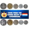 Luxembourg 5 Mixed Coins | 25 Centimes - 10 Francs | Luxembourgish Currency Since 1964 view 1