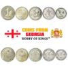 Georgia 5 Mixed Coins | 5 Tetri to 1 lari | Sakartvelo | Georgian Currency Since 1993 view 2