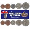 Australia 5 Mixed Coins | 1 Cent to 20 Cents | Australian Currency Since 1966 view 1