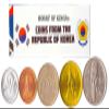 South Korea 5 Mixed Coins | 1 Won to 100 Won | Korean Currency Since 1966 view 2