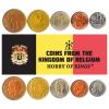 Belgium 5 Mixed Coins | 50 Centimes to 50 Francs | Belgium Currency Since 1948 view 2