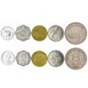 Seychelles 5 Mixed Coins | 5 Cents to 1 Rupees | Seychelloise Currency Since 1976 view 1