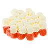 HXSCOO 50pcs Opaque Blank Dice D6 Replacement Dices for Party Board Game Casino Supplies (Color : Orange Beige) view 1