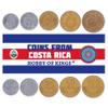 Costa Rica 5 Mixed Coins | 5 Colones to 50 Colones | Costa Rican Currency Since 1951 view 1
