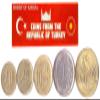 Turkey 5 Mixed Coins | 1 Kurus to 50 Lira | Turkish Currency Since 1957 view 1