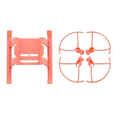 Drone Accessories for FIMI X8 Mini Landing Gear Quick Release Support Leg Hegiht Extender Propeller Guard for Fimi X8 Mini Propeller Accessories Replaceable (Color : Orange Guard)