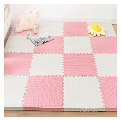 HSYFdy Interlocking Foam Play MatMulti Colour Soft EVA Floor Tiles Puzzle Playmats for Room Floor Play Area, 1.0/1.2/2/2.5cm Thick (Color : A, Size : 60x60x2.5cm-20tiles)