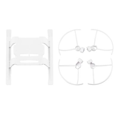 KEYESMINER Drone Accessories for FIMI X8 Mini Landing Gear Quick Release Support Leg Hegiht Extender Propeller Guard for Fimi X8 Mini Propeller Accessories Replaceable (Color : White Guard)