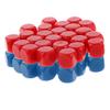 HXSCOO 50pcs Opaque Blank Dice D6 Replacement Dices for Party Board Game Casino Supplies (Color : Blue Rose Red) view 1