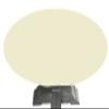 Felt Poker table Cover for 36, 48, 54, 60, or 72 round table made to order for glass or lifetime table (60 inch round, Ivory) view 1
