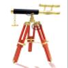Brass Marine Handheld Spyglass Reflecting Brass Telescope Binoculars with Stand 10-inch Best for Gift Item view 1