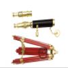 Brass Marine Handheld Spyglass Reflecting Brass Telescope Binoculars with Stand 10-inch Best for Gift Item view 4