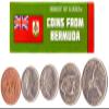 Bermuda 5 Mixed Coins | 1 Cent to 25 Cents | Bermudian Currency Since 1970 view 1