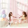 Sophia's Aurora Princess Table & Chairs, Dessert for 18" Dolls, Pink view 2