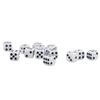 HXSCOO 100pcs White 6 Sided Spot Dice Set D6 New Role Playing Game Dices 12mm view 4
