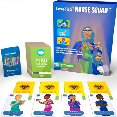 Psychiatric Mental Health Flash Cards Game  Nursing School Exam Prep  Nursing Student Essentials  Prepare for 2026 NCLEX ATI HESI Exams (Mental Health)